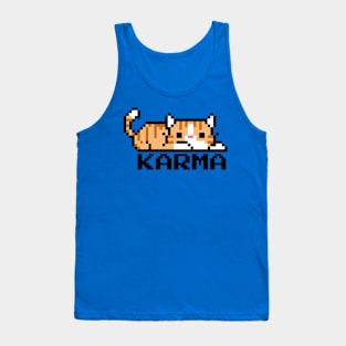 Karma - Orange Tabby Cat Tank Top